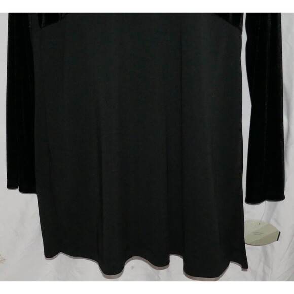 Rabbit Rabbit Rabbit Black Velvet Beaded Cardigan Top Size 12 - Picture 3 of 8